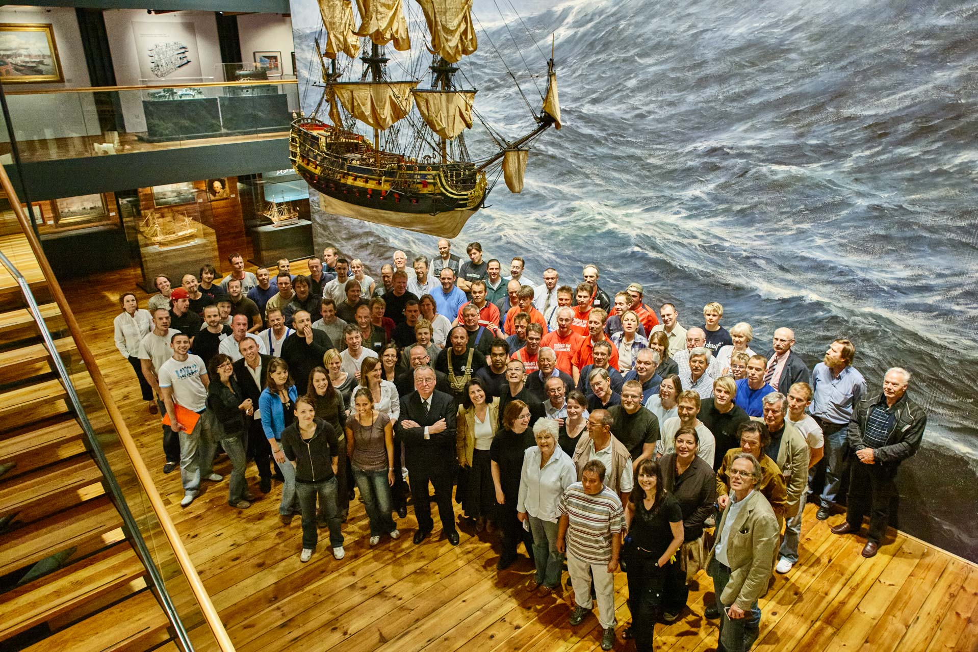 Das Team des Internationalen maritimen Museums Hamburg